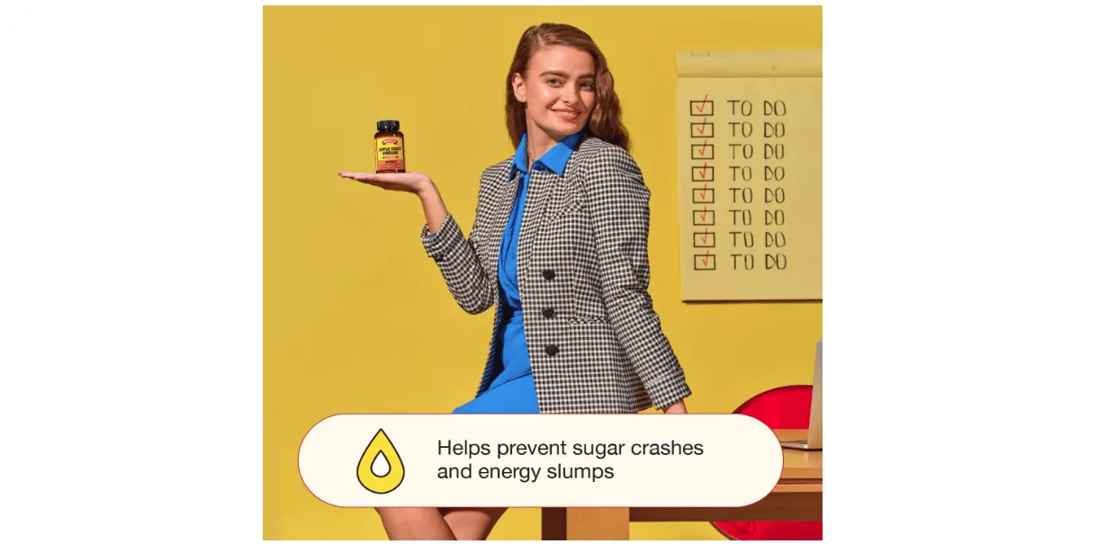 Bragg Apple Cider Vinegar True Energy Capsules
